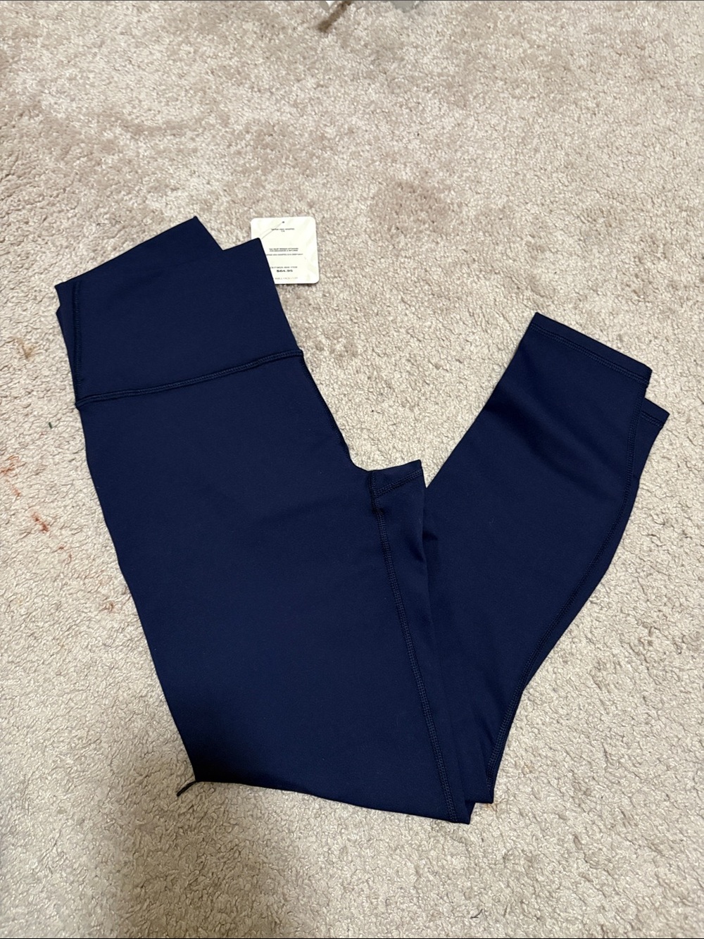 NWT Fabletics Navy High-Waist 7/8 Leggings